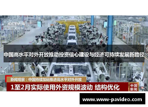 中国高水平对外开放推动投资信心建设与经济可持续发展新路径